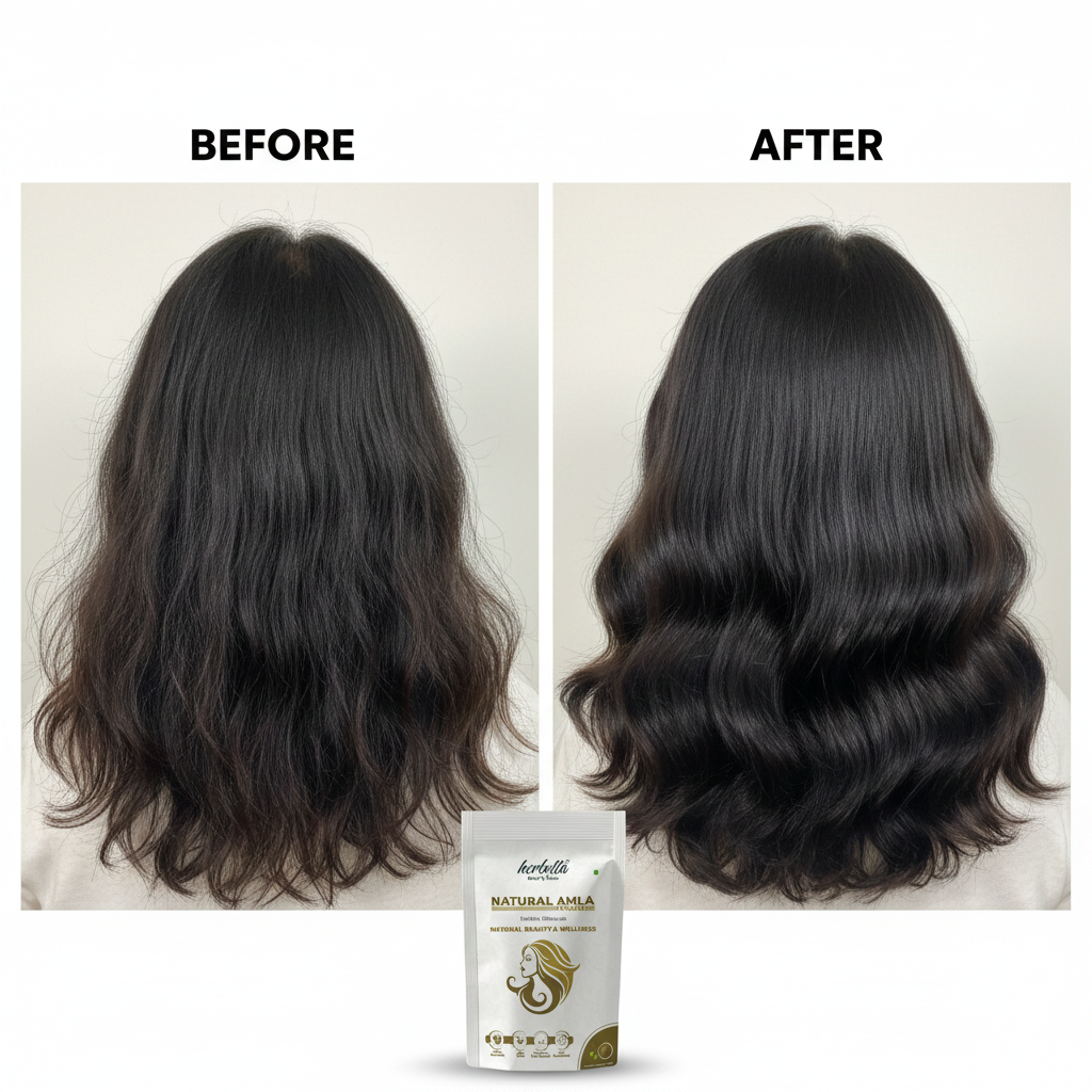 Herbetta Organic Amla Powder - Hair Growth & Scalp Treatment - Herbetta