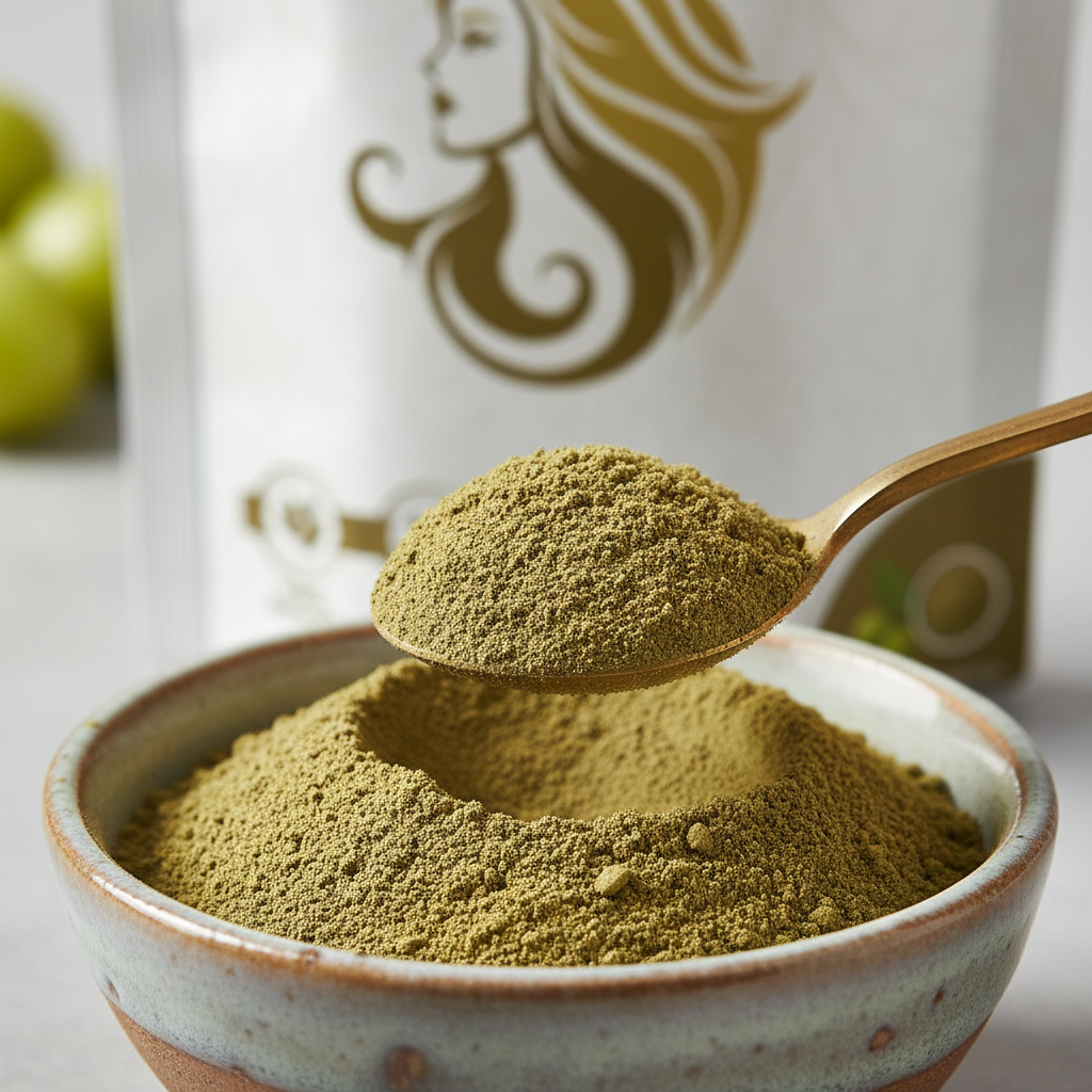 Herbetta Organic Amla Powder - Hair Growth & Scalp Treatment - Herbetta