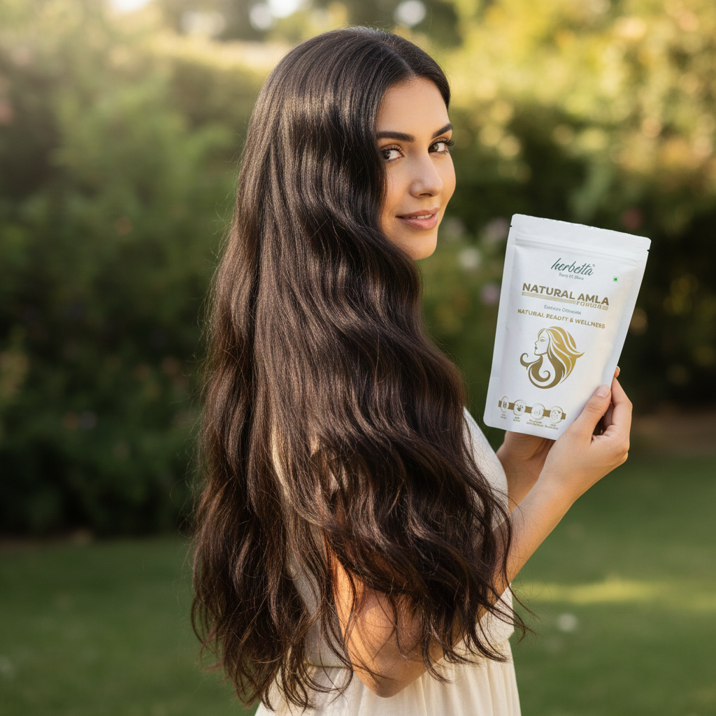 Herbetta Organic Amla Powder - Hair Growth & Scalp Treatment - Herbetta