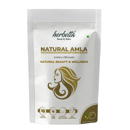 Herbetta Organic Amla Powder - Hair Growth & Scalp Treatment - Herbetta