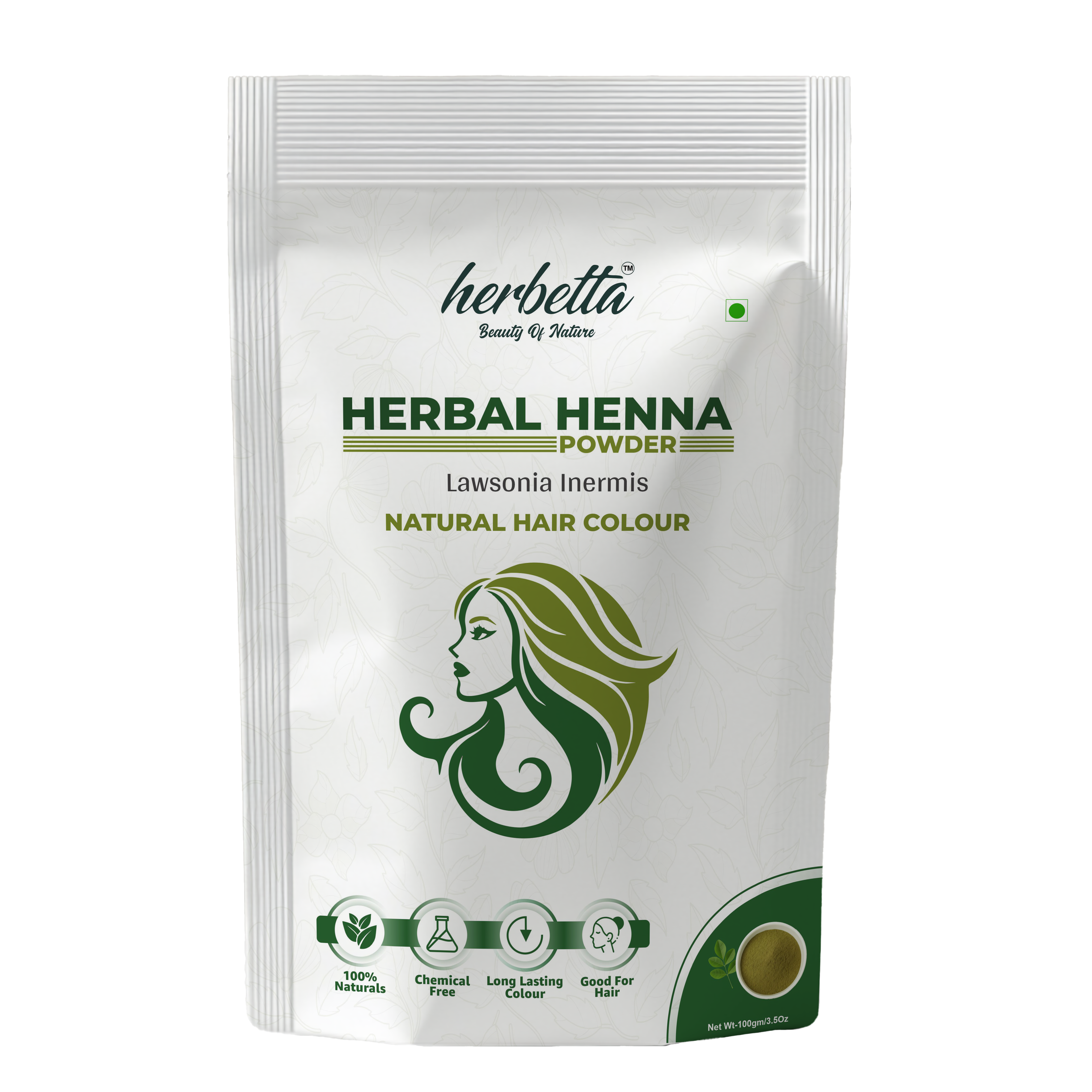 Herbetta Henna Powder - Hair Color & Conditioner - Herbetta
