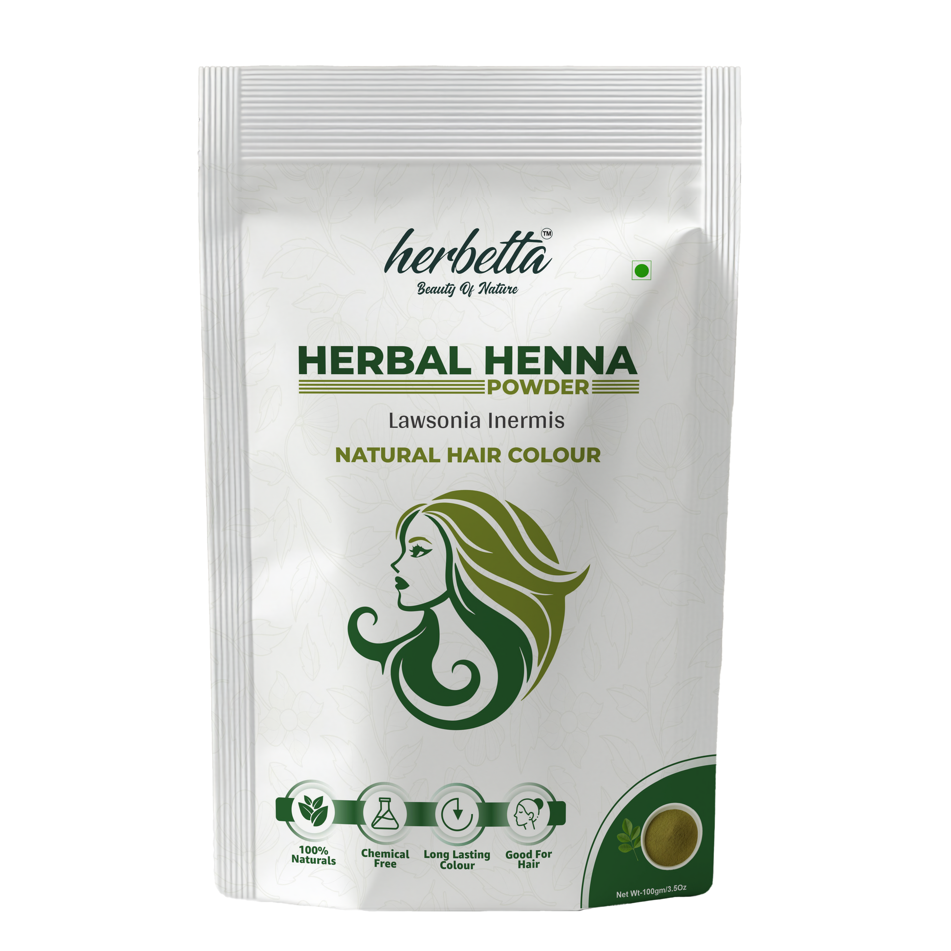 Herbetta Henna Powder - Hair Color & Conditioner - Herbetta