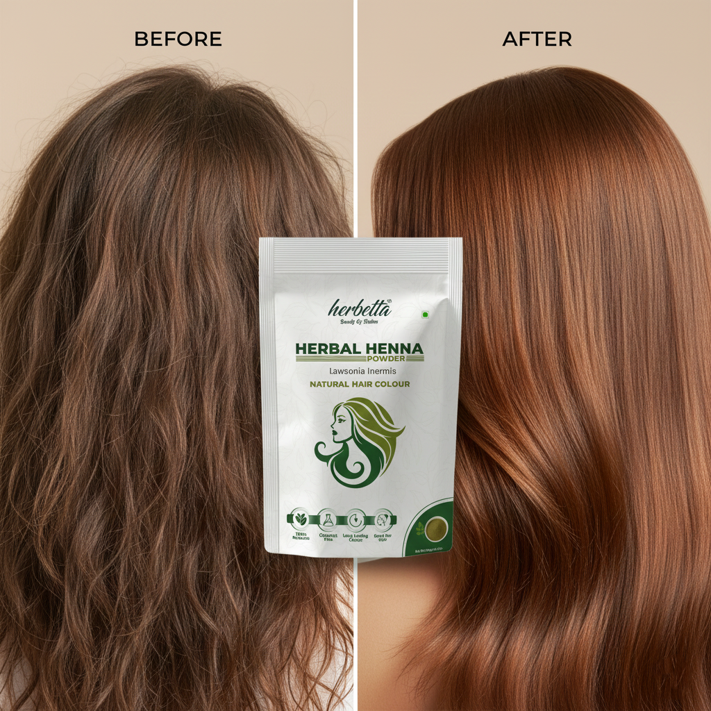 Herbetta Henna Powder - Hair Color & Conditioner - Herbetta