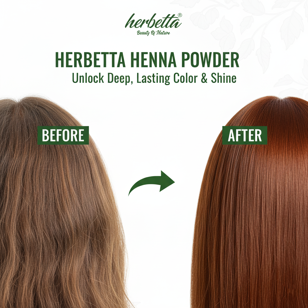 Herbetta Henna Powder - Hair Color & Conditioner - Herbetta