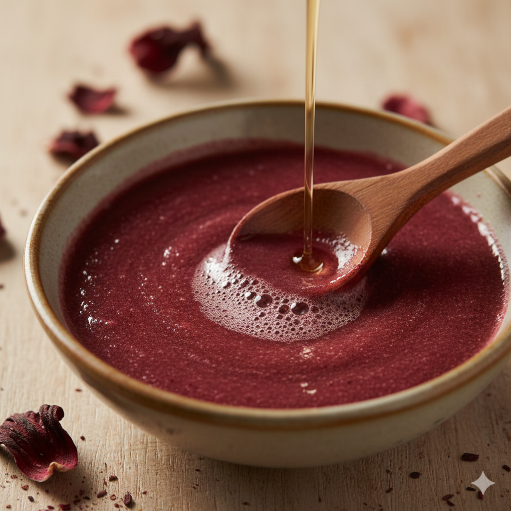 Herbetta Hibiscus Flower Powder - Natural Hair Fall Control & Growth Booster - Herbetta