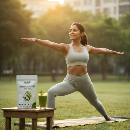 Herbetta Organic Moringa Powder - Premium Herbal Hair & Skin Care - Herbetta