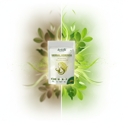 Herbetta Organic Moringa Powder - Premium Herbal Hair & Skin Care - Herbetta