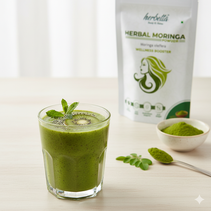 Herbetta Organic Moringa Powder - Premium Herbal Hair & Skin Care - Herbetta