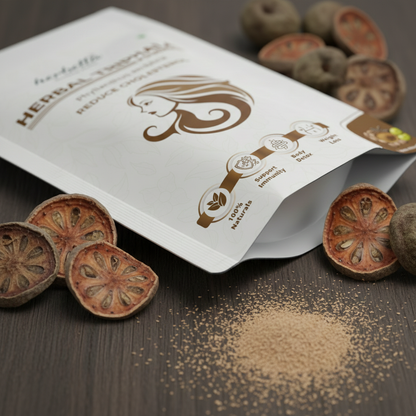 Herbetta Triphala Powder/Churna for Digestion & Gut Health - Herbetta